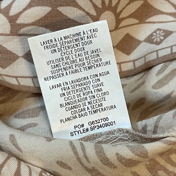 O'Neill Camile Jumpsuit Women's Size Large Viscose Pockets Neutral Lightweight - Picture 14 of 15